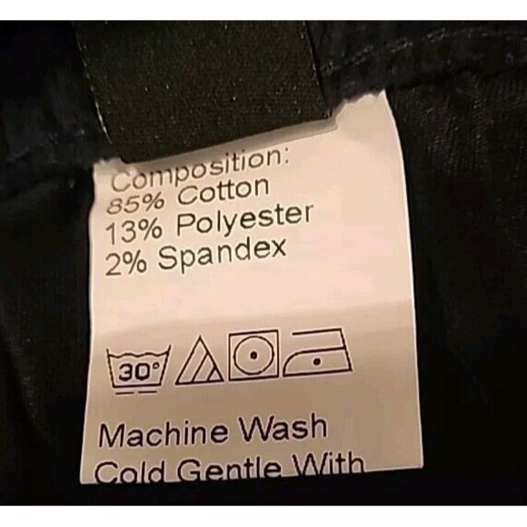 Women's Corduroy Pants Navy Blue Size 8/10  Flare Wide-Leg Jeans Large - Picture 5 of 8